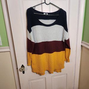 Old Navy Striped Knit Sweater Size L